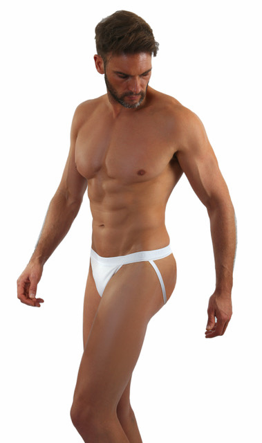 Herren-Slip Jockstrap Weiß