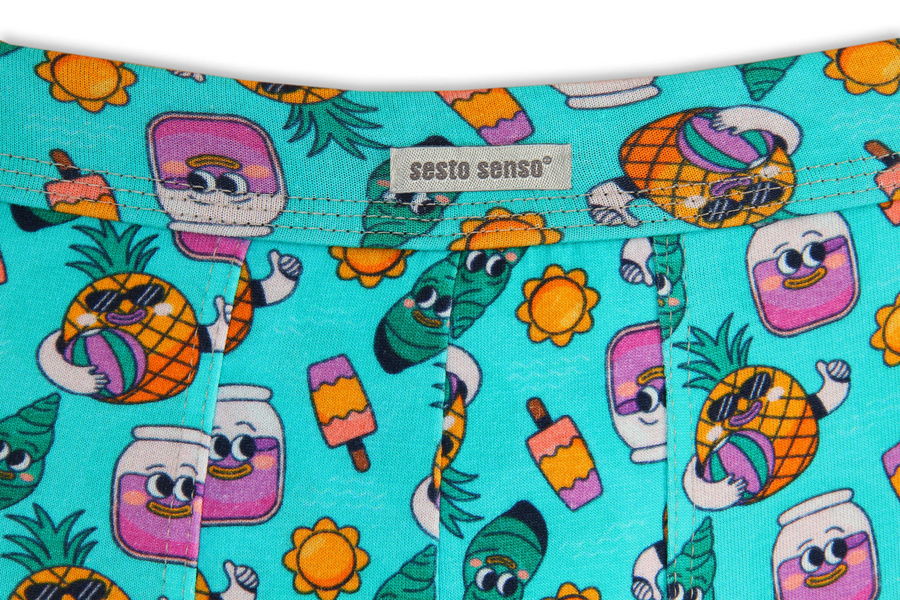 Herren-Boxershorts Funny 10 Mehrfarbig