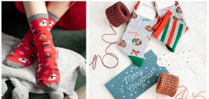 Weihnachten Socken Kunst. 136 KM069 melange hellgrau