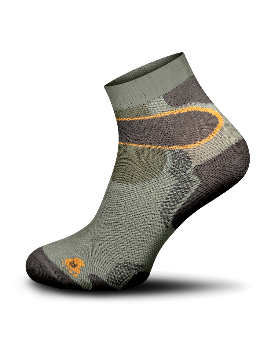 Herrensocken Simply Grau-Orange