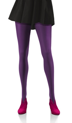 Blickdichte Strumpfhose Hiver 40DEN Rot