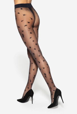 Gatta Arti 04 Transparente gemusterte Strumpfhose für Frauen