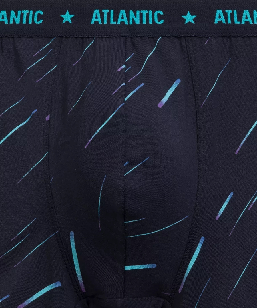 Boxer Shorts 3mh-224 Dunkelblau/3er Pack