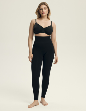 Shrinky Modeling Leggings Black