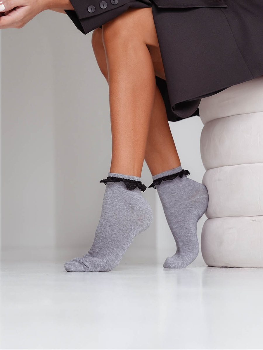 Skarpetki z koronką 897 Milena