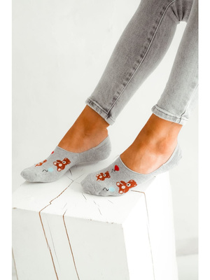 Șosete tip invizibile Microstopka 576 Gri Deschis