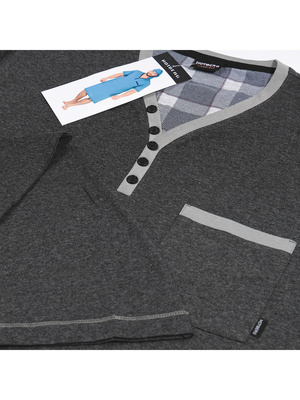 Men's Nightgown with Robe Bonifacy 357/1