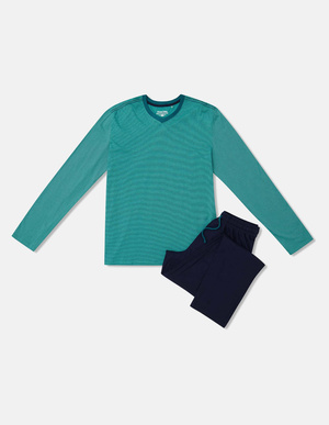 Herrenpyjama Udon Mehrfarbig