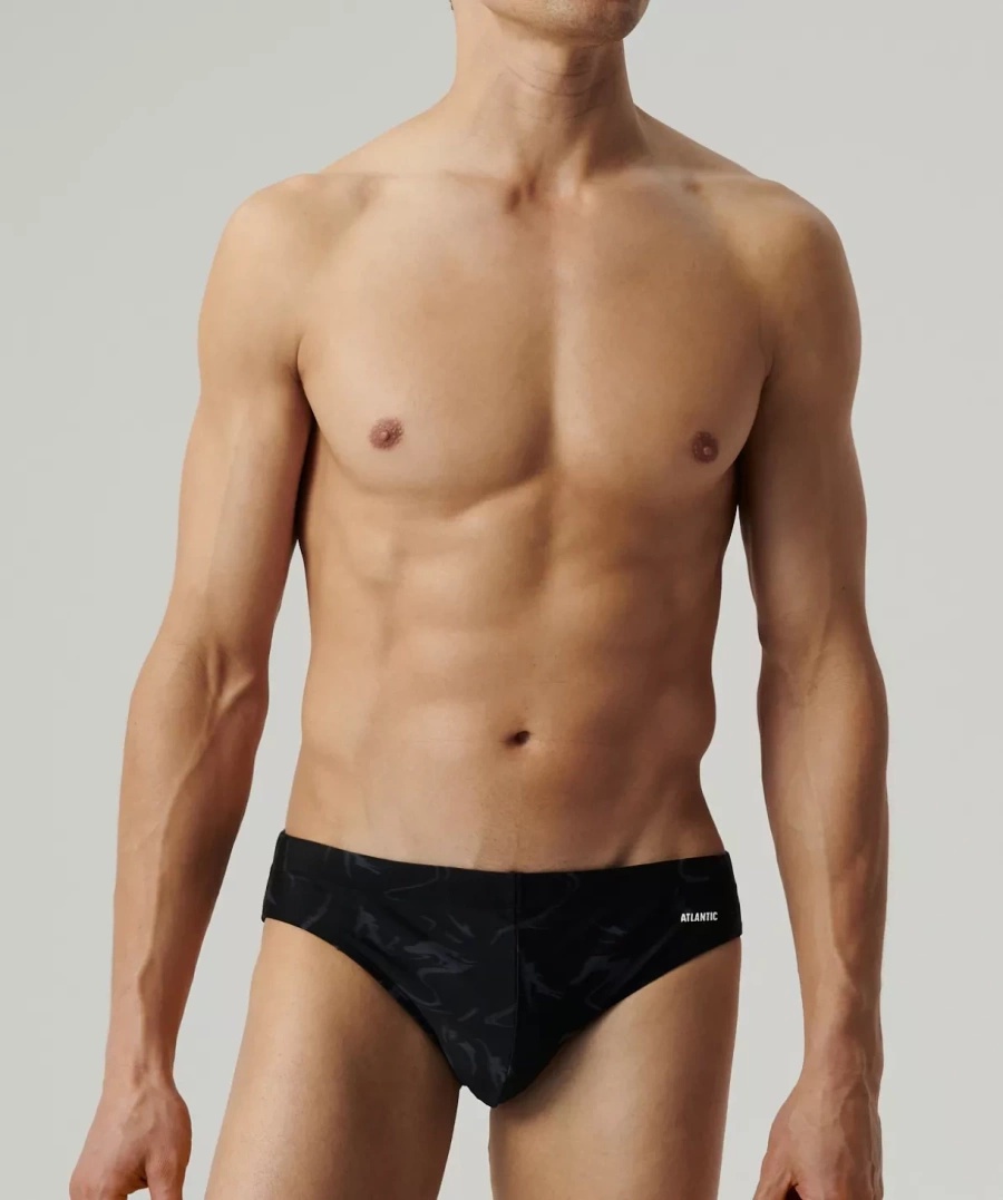 Badeslips Kmt-339 Grau Schwarz