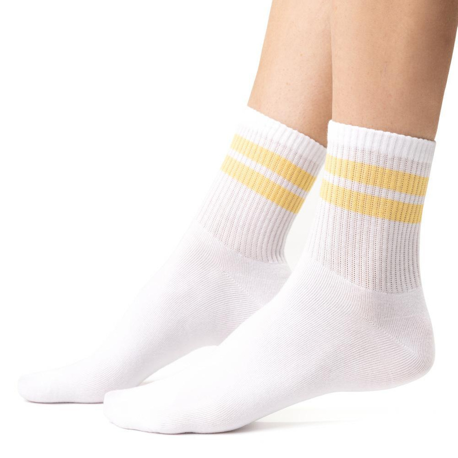 Sportsocken Serie Weiß