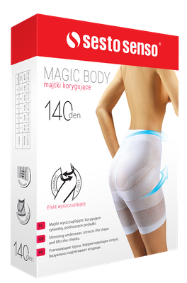 Chiloți modelatori Magic Body Alb