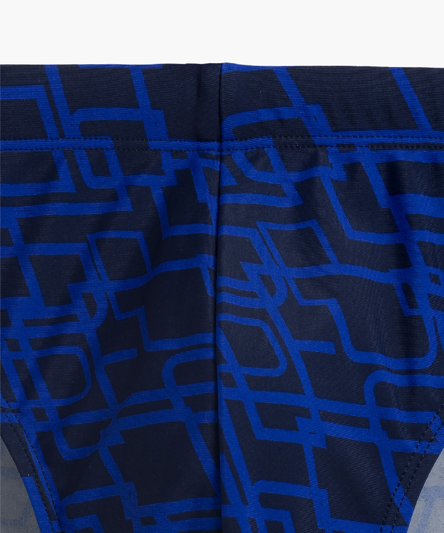 Badeslips Kmt-335 Grau/Schwarz/Marine/Blau