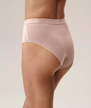 Damen-Slips Maxi Serie 3CLP-009 Rosa/Grau/Schwarz