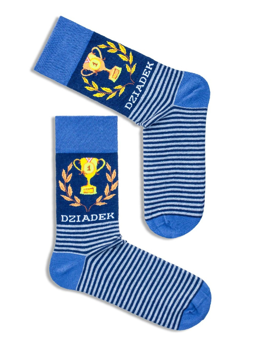 Socken Serie Opa und Oma Blau