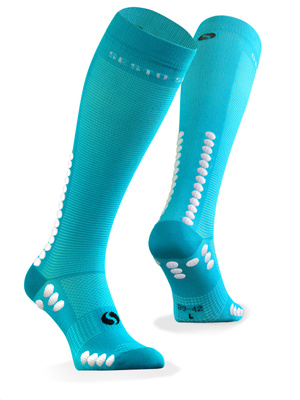 Șosete până la genunchi compresive SKB12 Turcoaz