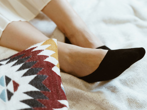 Bambusfaser Mikrofüße Art. 036 navy blau Steven