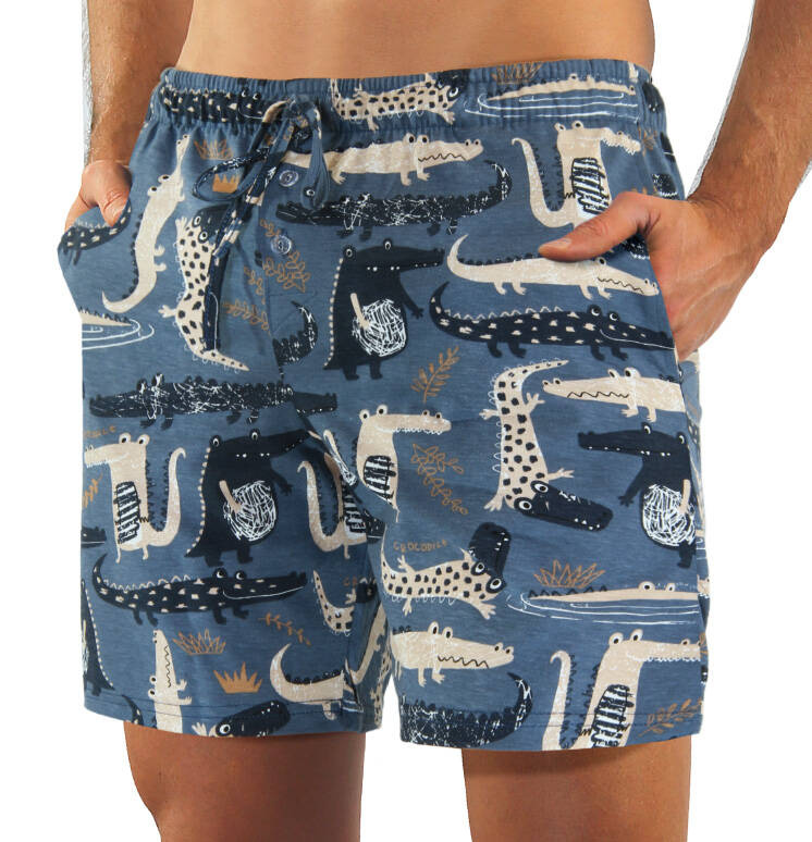 Pijamă bărbătească Seria Kr. kr. Albastră