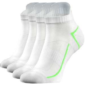 Sesto Senso Herren Sport Socken SKB10 – Atmungsaktiv und Nahtlos, Poliamid, Thermoregulierung, Verstärkte Frottee-Bereiche, Ideal für Sport, Blau/Weiß, 4er Set, Komfort und Unterstützung für Fitness und Laufen