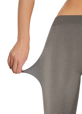 Sesto Senso Damen Strumpfhose Gerda 100 DEN – Warme Akryl Strumpfhose mit Jacquardmuster, Weiches und Bequemes Design, Ideal für Wintertage, Rot/Bordeaux, Größe 2 bis XL