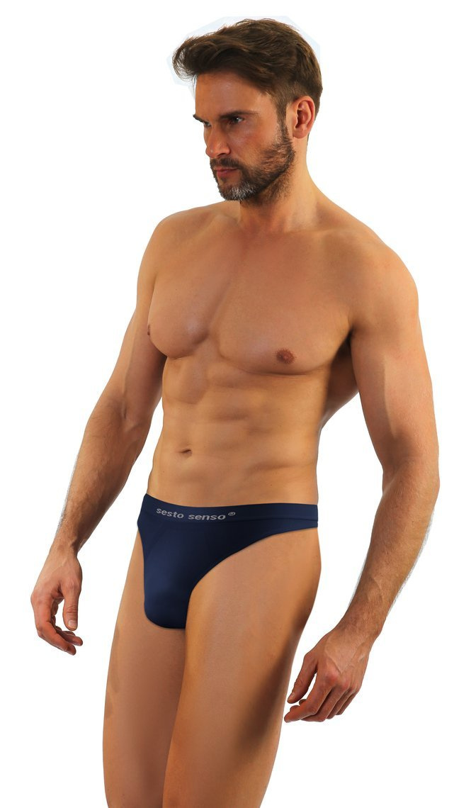 Herren-String CL13 Dunkelblau