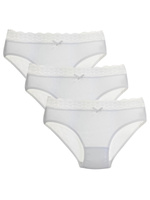 Baumwollslips für Mädchen 3er-Pack Super Preis