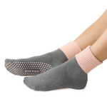 Frotteesocken Serie Rutschfest Grau