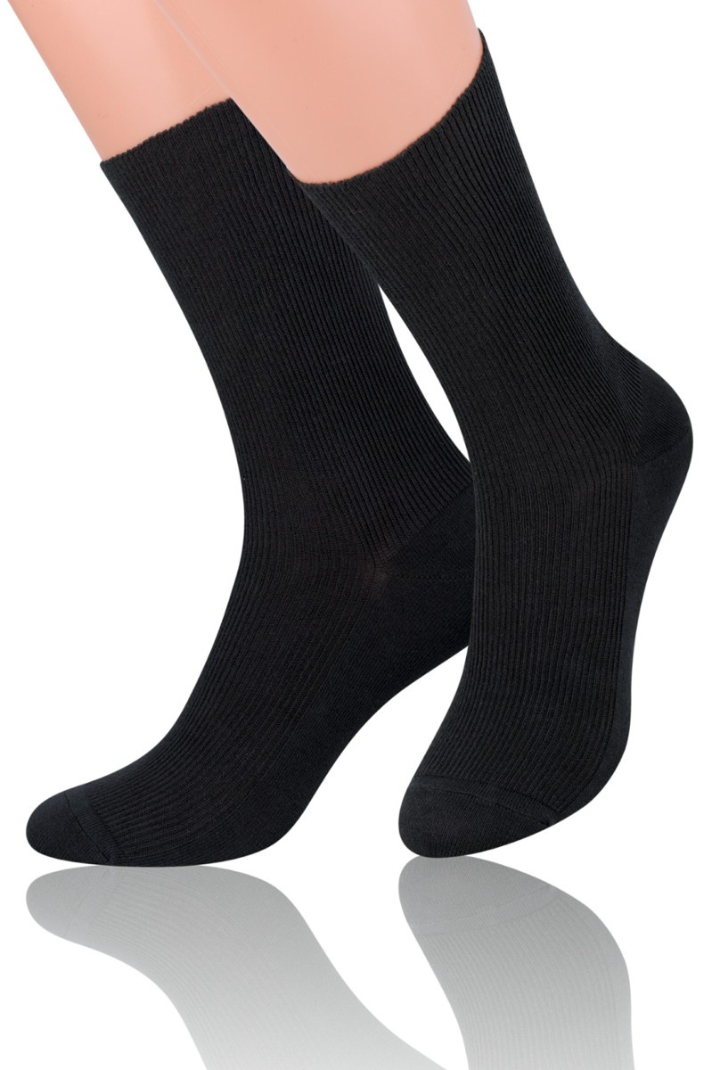 Non-binding Cotton Socks Art. 018 Black