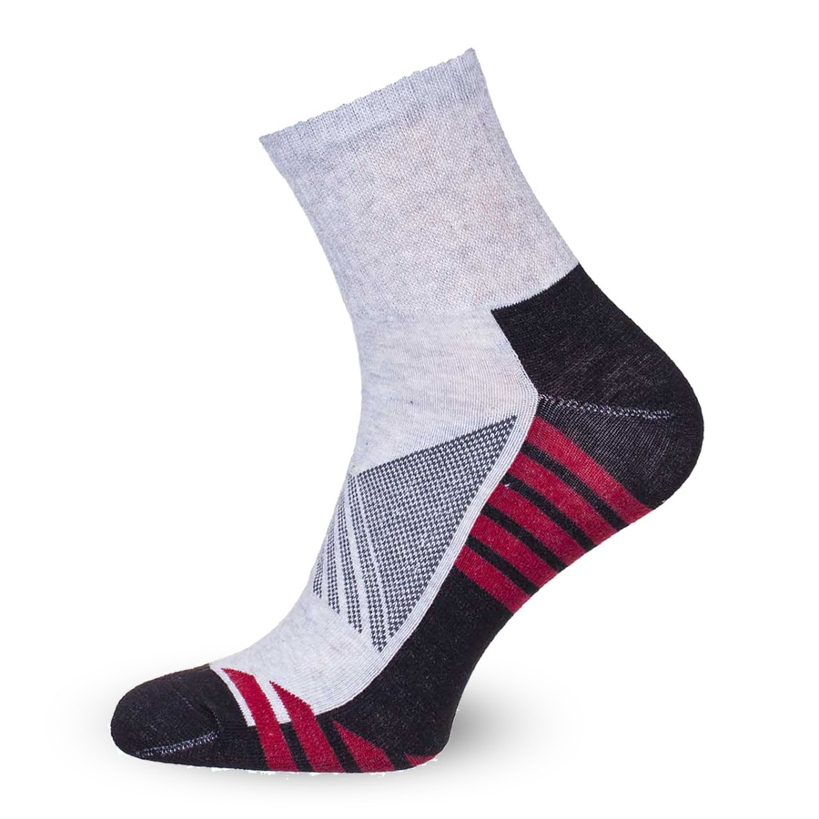 Kurze Herrensocken aus Baumwolle Active