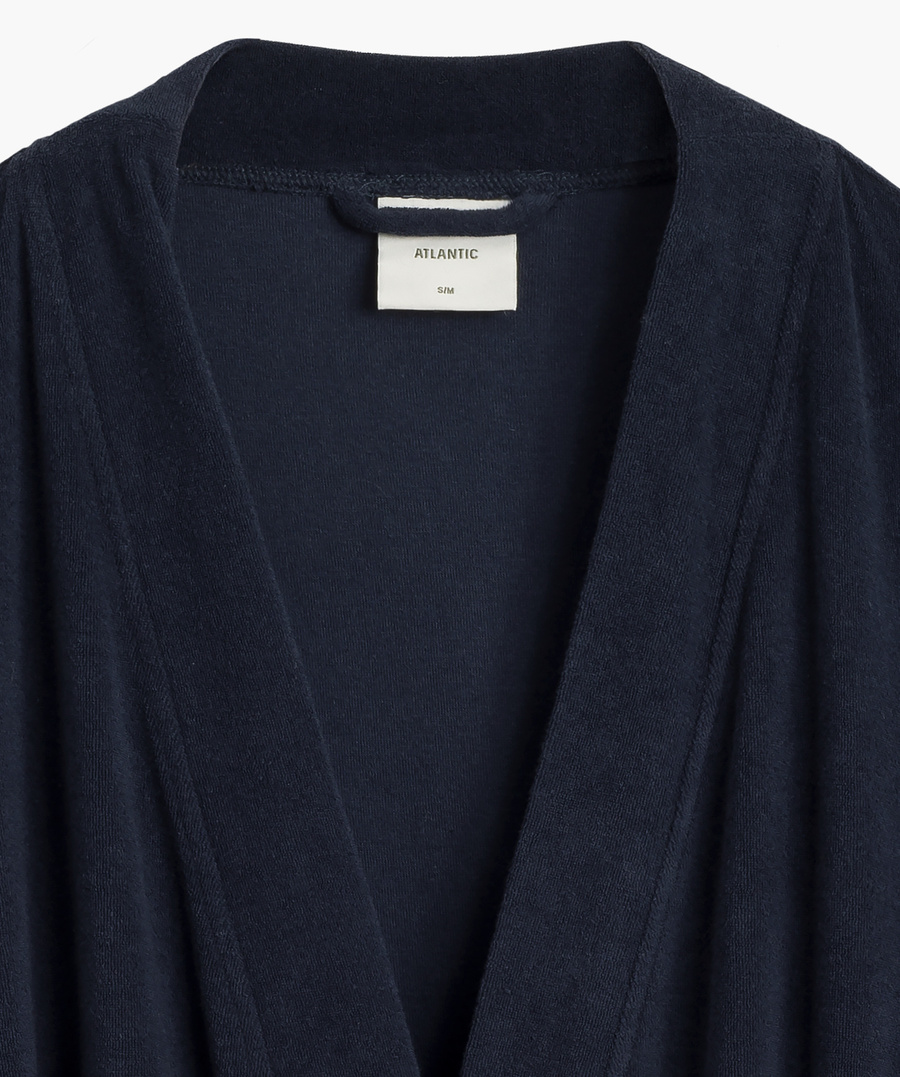 Damen Bademantel Serie Blau