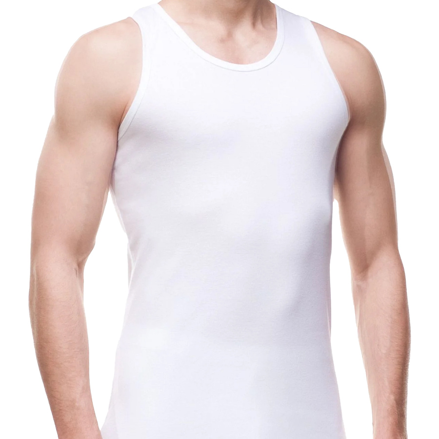 Koszulka Authentic 213 Ribbed szary melanż Cornette