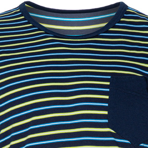 Herrenschlafanzug Serie Blau Beige