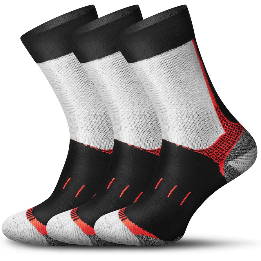 Ciepłe WEŁNIANE skarpety trekkingowe Sesto Senso