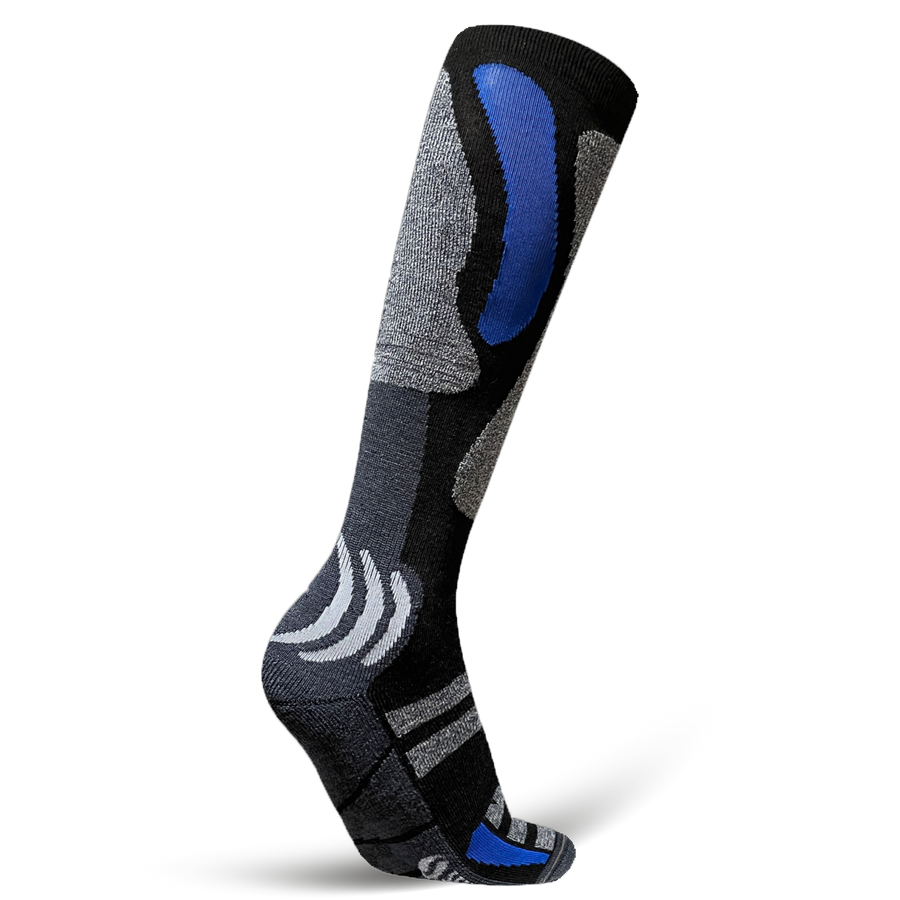 Ciepłe WEŁNIANE skarpety narciarskie, oddychające, antybakteryjne SN Sesto Senso