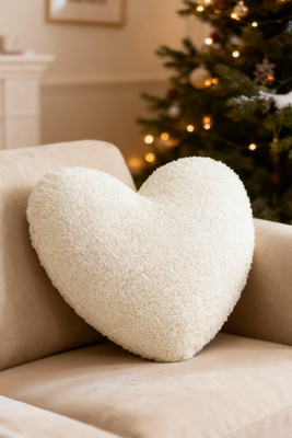 Cushion Heart White