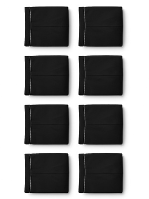 Boxershorts Schwarz 8er Pack