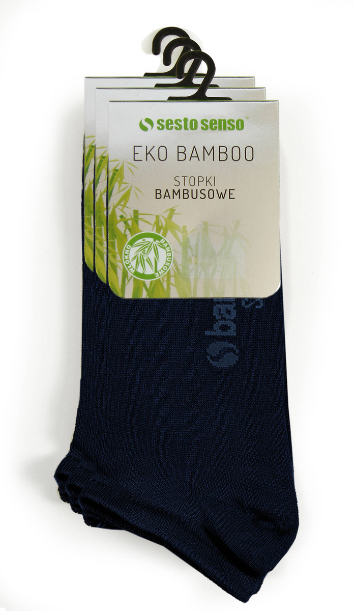 3X Stopki z włókna bambusowego EKO BAMBOO Sesto Senso