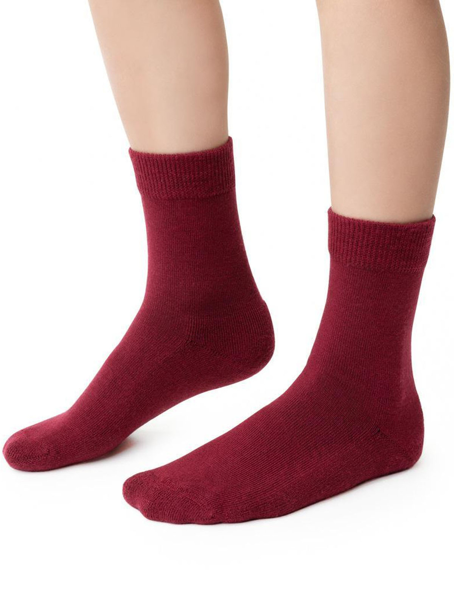 Halbfrottee-Socken aus Merinowolle für Kinder Art. 190