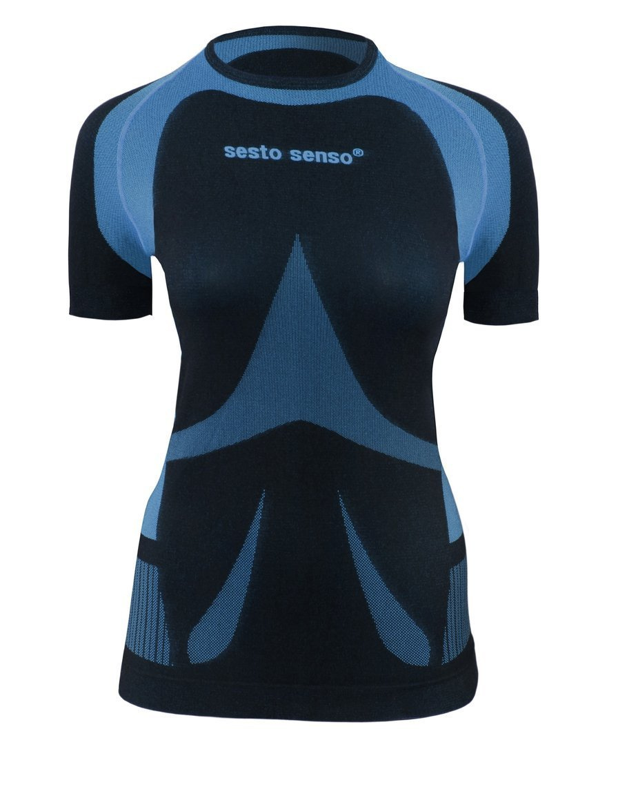 Thermo-T-Shirt Damen Thermo Active Blau