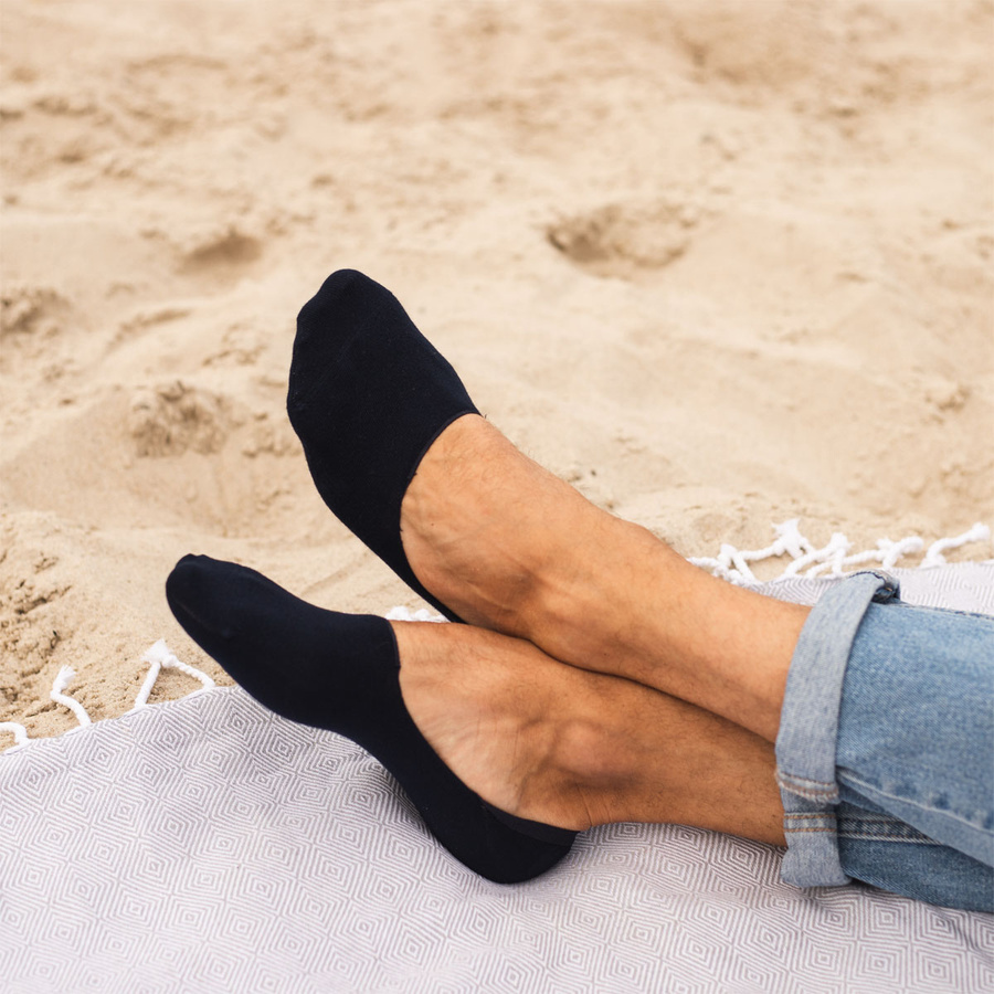 mikro stopki z włókna bambusowego Art. 036 czarny Steven