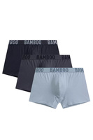 Boxershorts 3MH-215 Grau Schwarz Blau