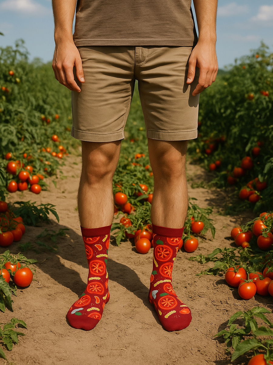 Damen-/Herren-Socken im Geschenkglas Pilzsuppe