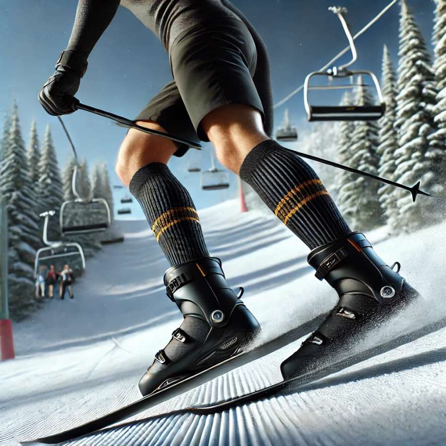 Skisocken aus Merinowolle