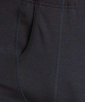 Atlantic Herren Baumwoll Kalesony – Bequeme Lange Unterhose, 95% Baumwolle, 5% Elastan, Grau oder Schwarz, Basic Kollektion, Größe M, Ohne Muster, Ideal für Alltag und Sport