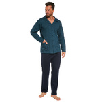 Herrenpyjama Serie 114 Blau
