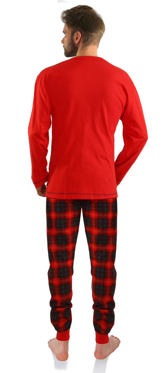 Herren Baumwolle Weihnachten Pyjamas Gnome Sesto Senso