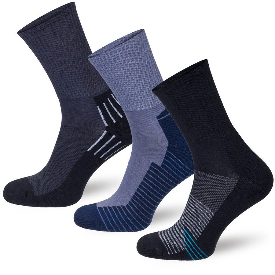 3X Skarpety sportowe 1/2 Frotte MULTISPORT Milena