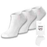 Socken Halbfrotté Supima Weiß