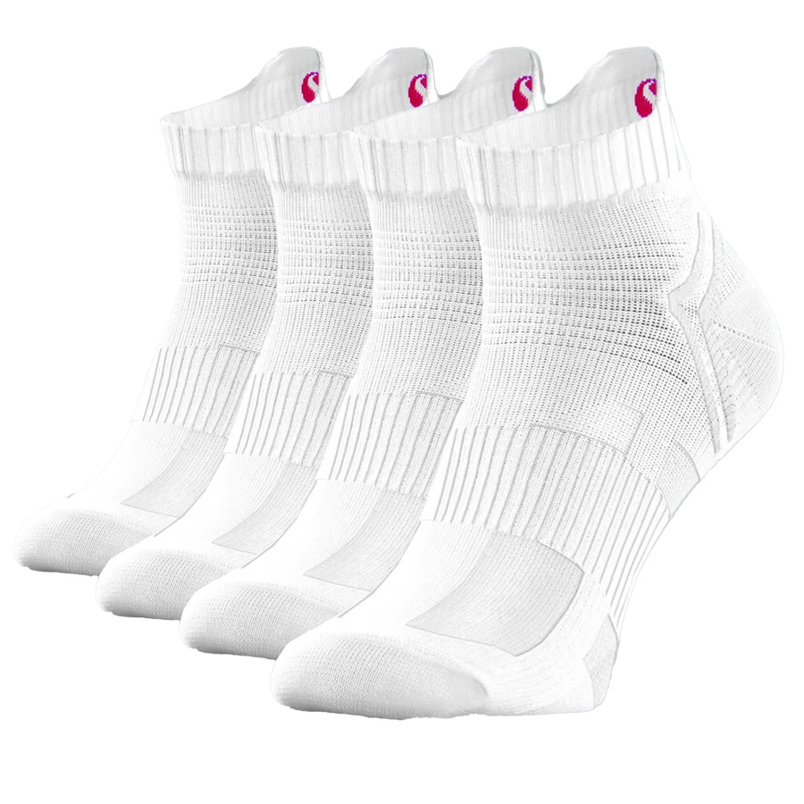 Sesto Senso Herren Sport Socken SKB08 – Atmungsaktiv, Nahtlos, Poliamid, Für Laufen & Fitness, Vielseitig, 4er Set, Mehrfarbig, Komfort & Unterstützung