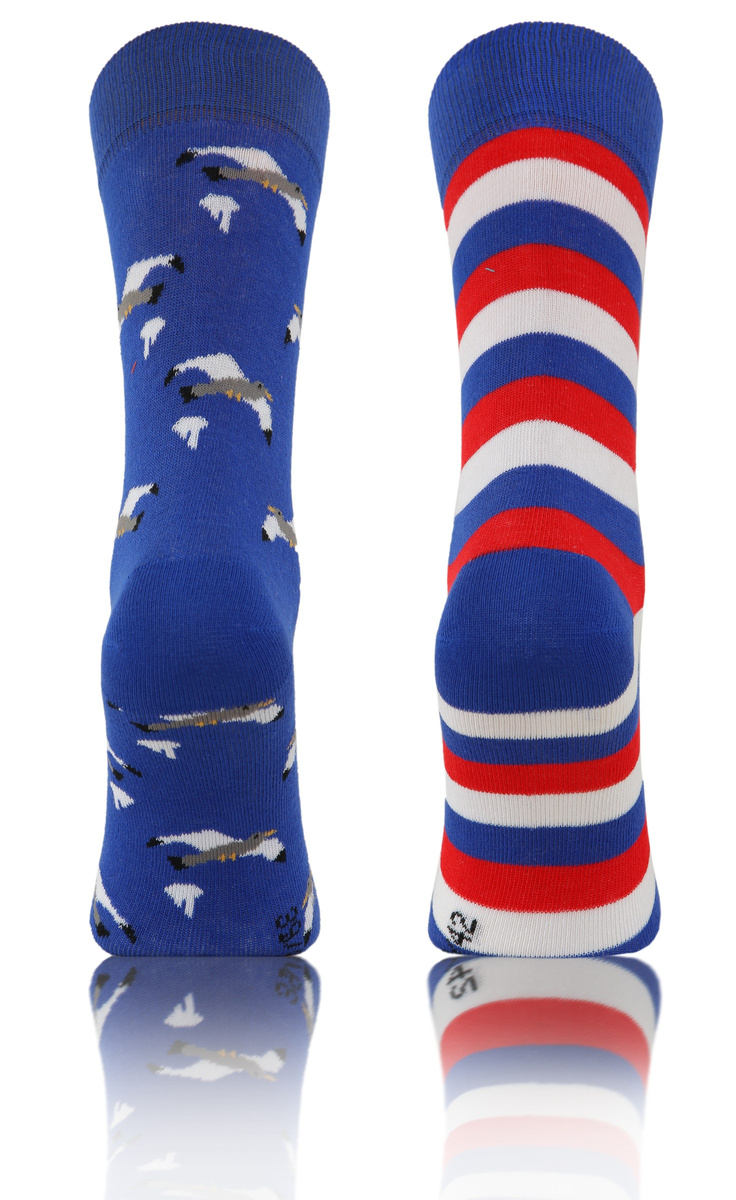 Sesto Senso Herren Skarpetki – Lange Baumwollsocken mit Löwenmotiv, Bunte Farben, Atmungsaktiv und Bequem, Vielseitig für Alltag und Elegante Outfits, Ideal für Sport und Freizeit, Neu