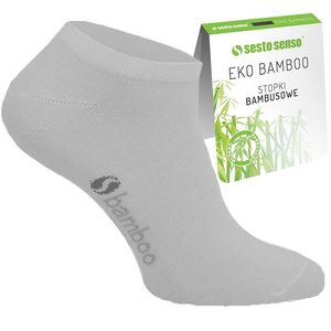 Kurzsocken Eko Bamboo Grau